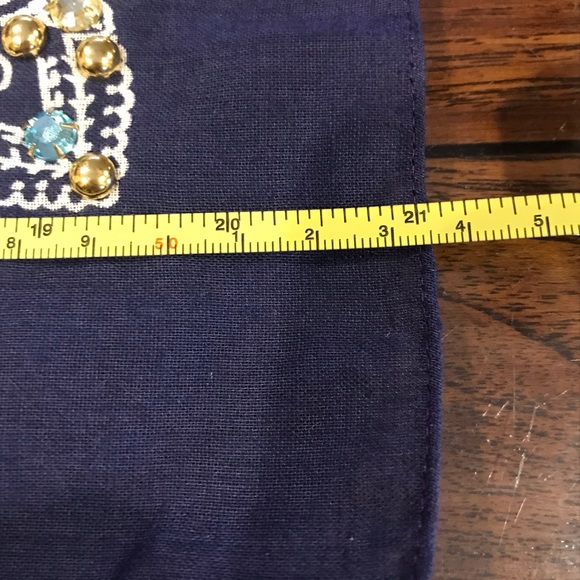 SAKS FIFTH AVENUE BEJEWELED SCARF - Picture 10 of 15